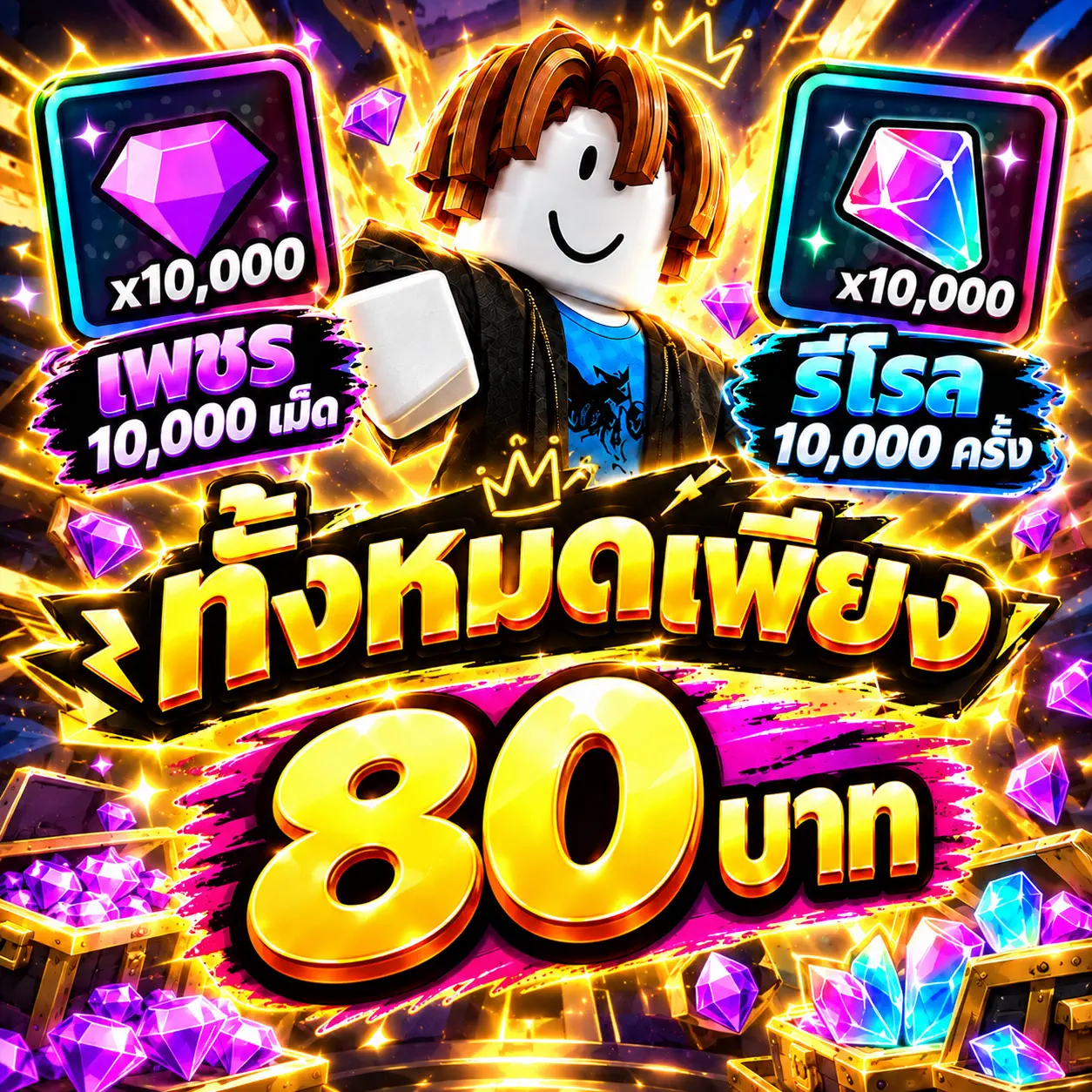 [แบบเทรด]ชุดเเพ็คคู่เพรช&รีโรล